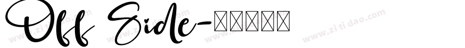 Off Side字体转换